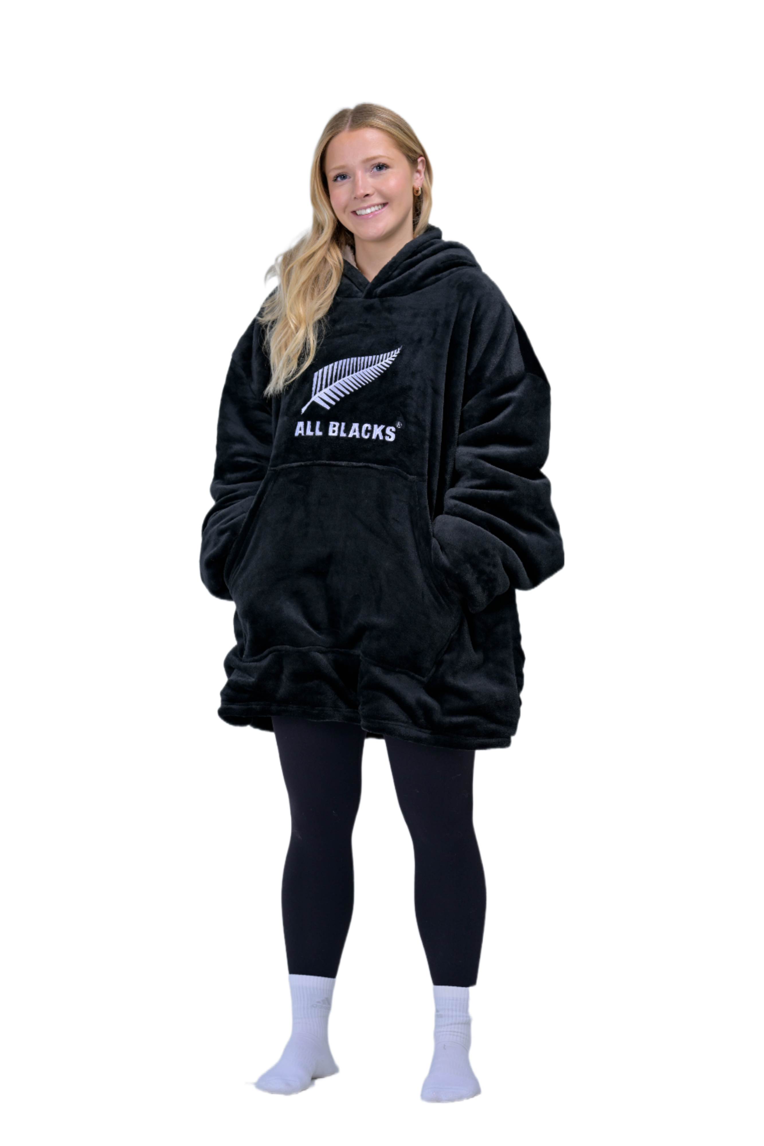 All Blacks Sherpa Hoodie (Large)